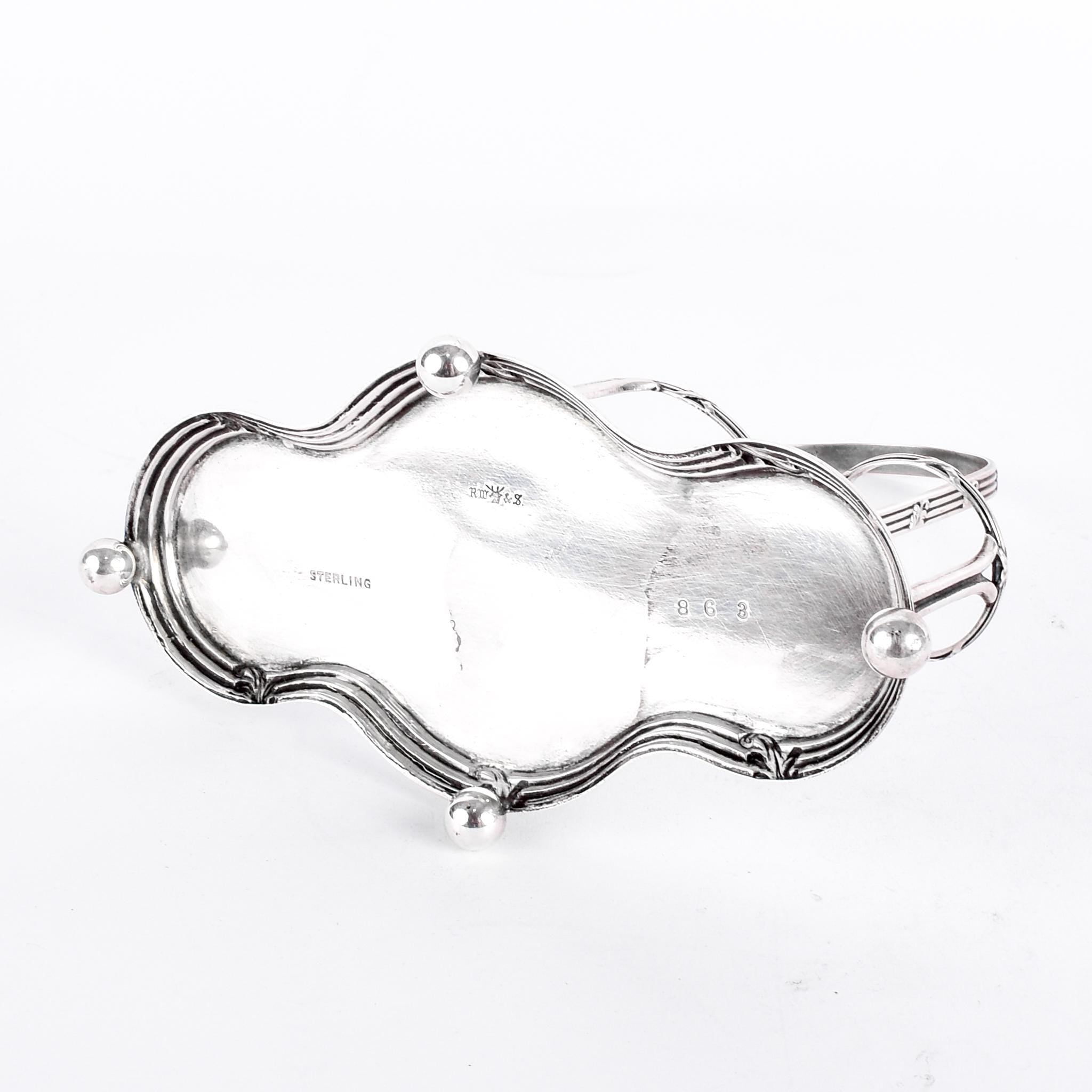 R. Wallace & Sons Sterling Silver Salt and Pepper Cruet Set