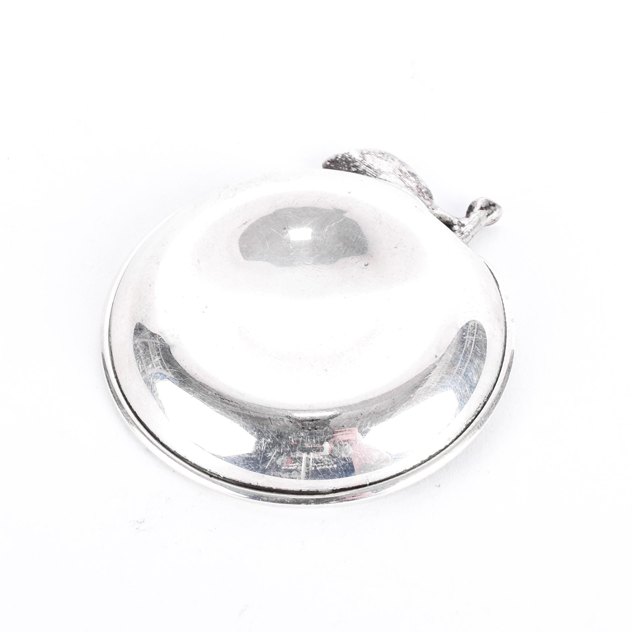 Sterling Silver Apple Trinket Dish