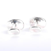 Tiffany & Co. Elsa Peretti Sterling Silver Bean Cufflinks