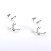 Tiffany & Co. Elsa Peretti Sterling Silver Bean Cufflinks
