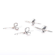 Tiffany & Co. Elsa Peretti Sterling Silver Bean Shirt Studs Set