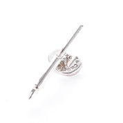 Tiffany & Co. Elsa Peretti Sterling Silver Bean Shirt Studs Set