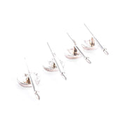 Tiffany & Co. Elsa Peretti Sterling Silver Bean Shirt Studs Set