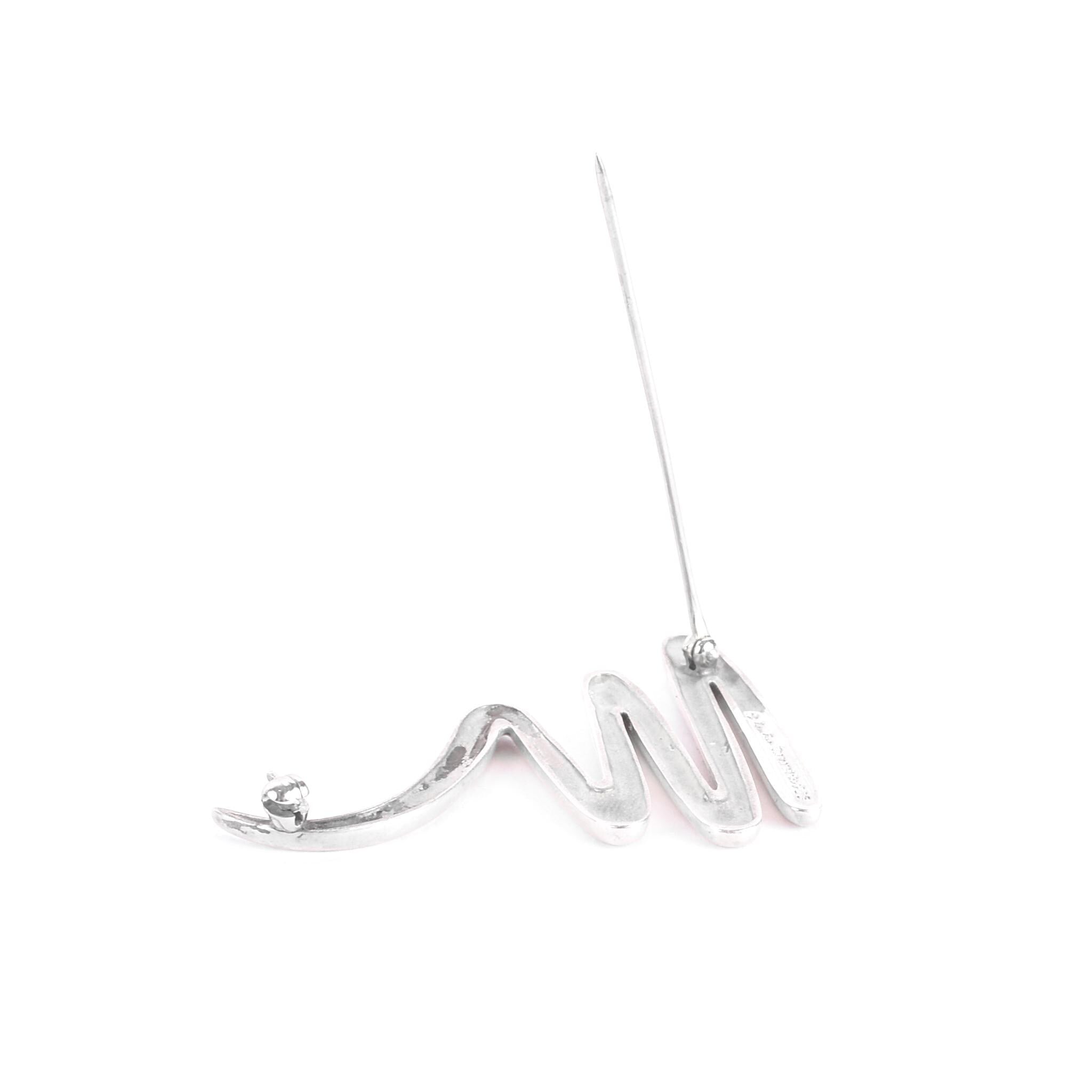 Tiffany & Co. Paloma Picasso Sterling Silver Squiggle Brooch
