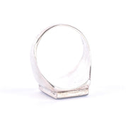 Sterling Silver Turquoise Zuni Inlay Masonic Ring