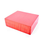 Vintage Elie Bleu Small Red Wood "Fruits" Luxury Jewelry Box