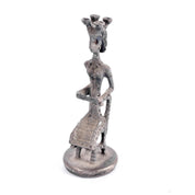 1955 Aharon Bezalel Modernist Sculptural Silver Chess Set in Original Box