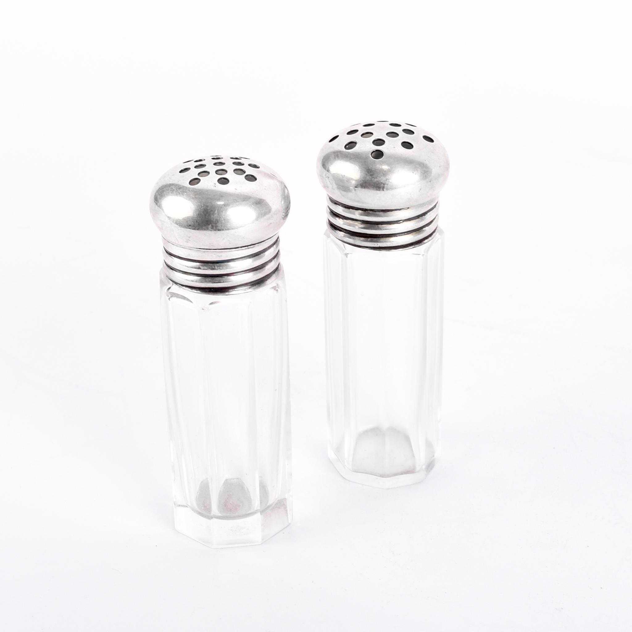 R. Wallace & Sons Sterling Silver Salt and Pepper Cruet Set