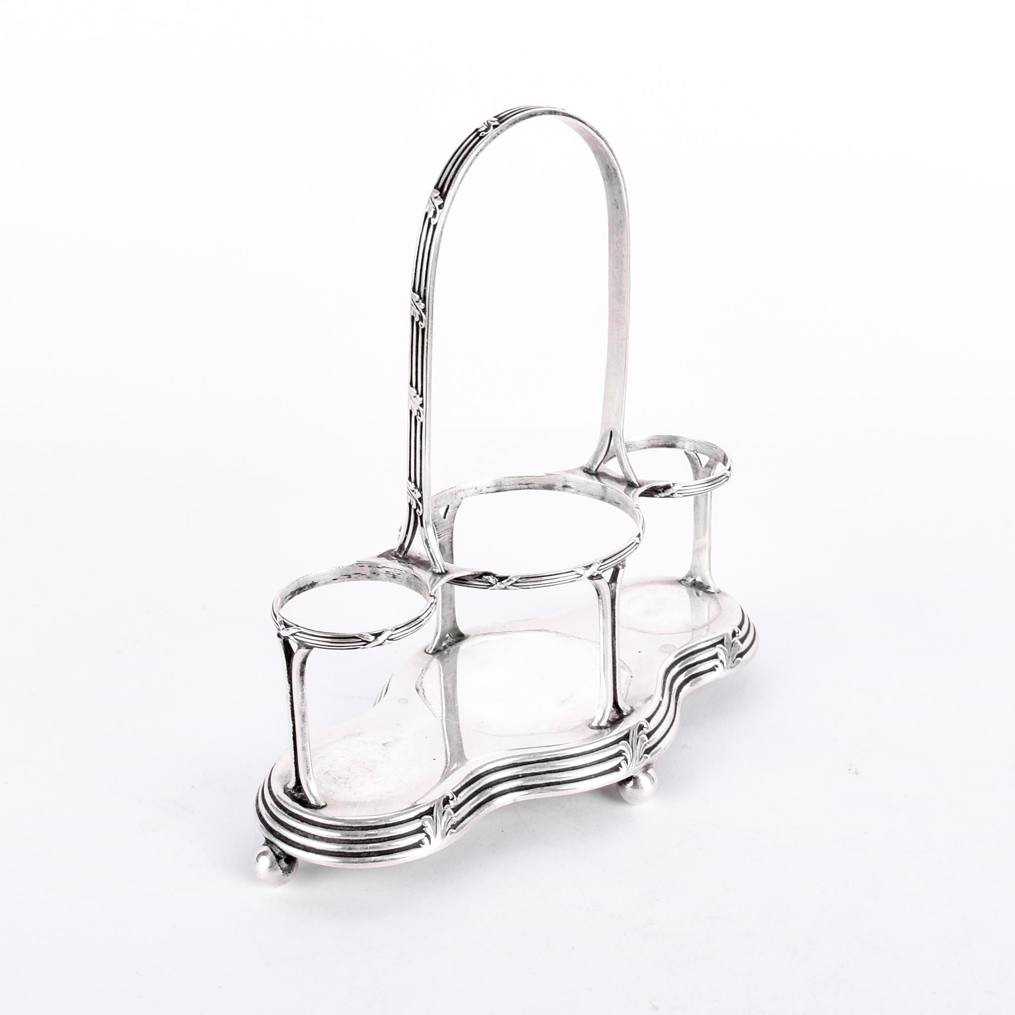 R. Wallace & Sons Sterling Silver Salt and Pepper Cruet Set