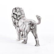 Sterling Silver Roaring Lion Figurine