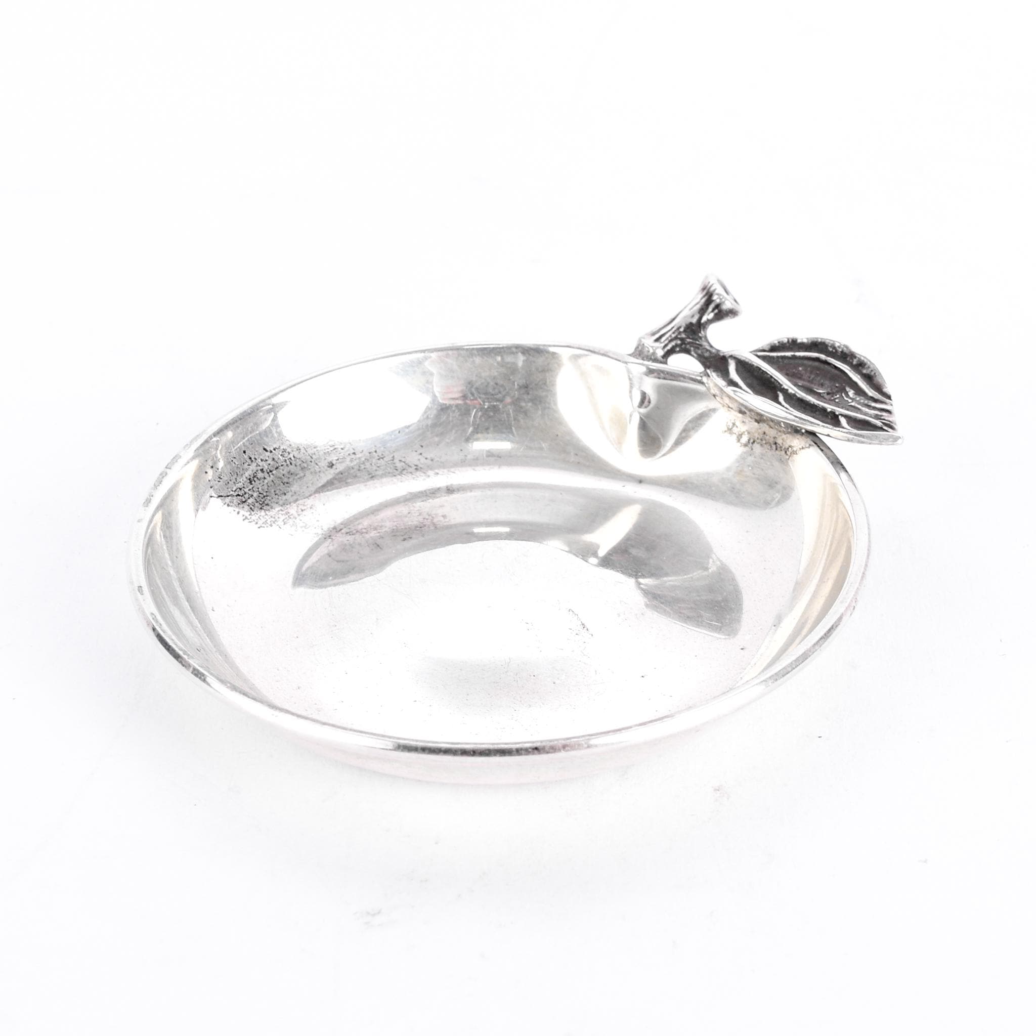 Sterling Silver Apple Trinket Dish