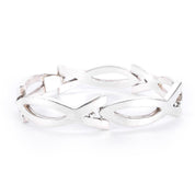 Sterling Silver Rancho Spratling Christian Ichthys Link Bracelet
