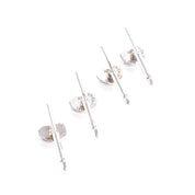 Tiffany & Co. Elsa Peretti Sterling Silver Bean Shirt Studs Set