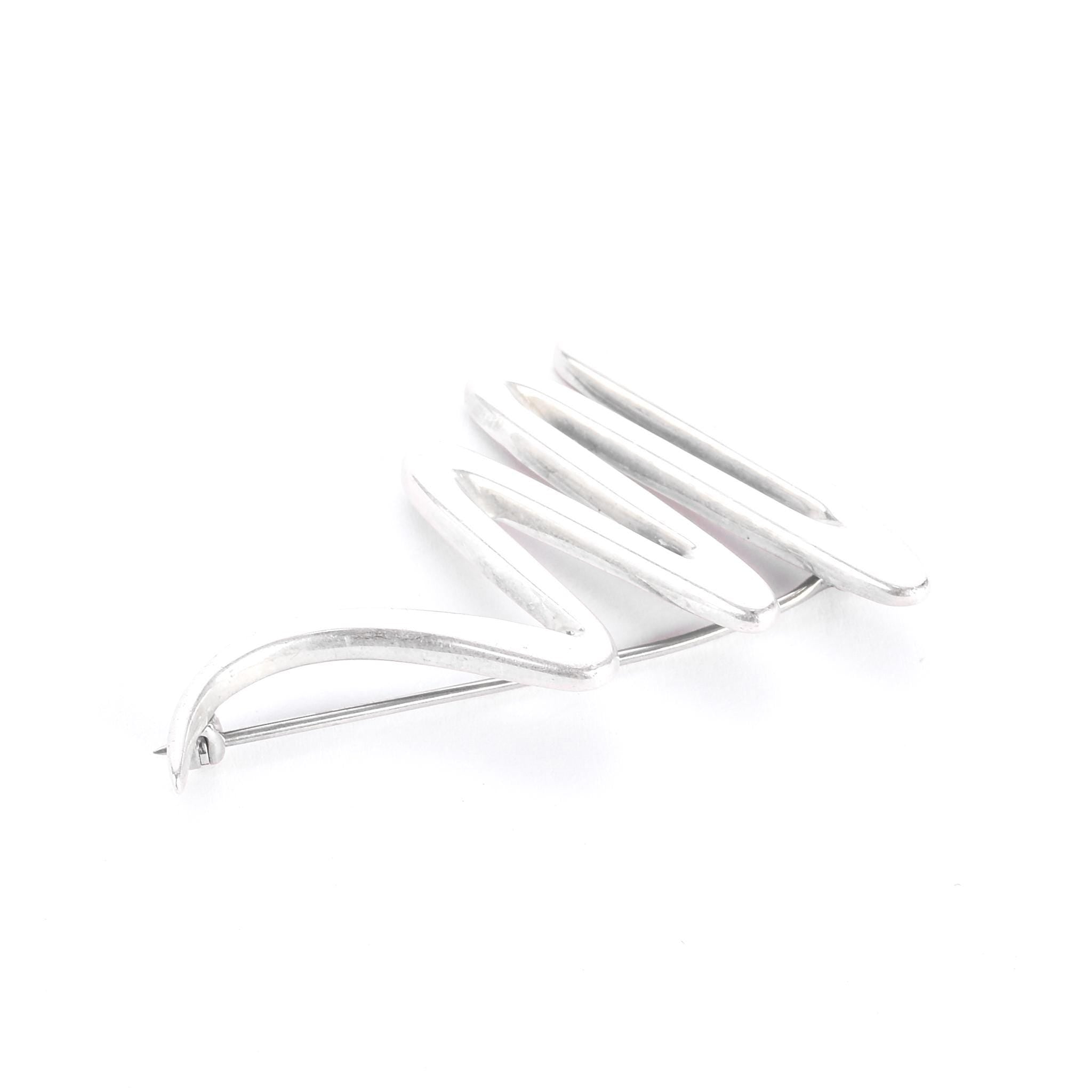 Tiffany & Co. Paloma Picasso Sterling Silver Squiggle Brooch