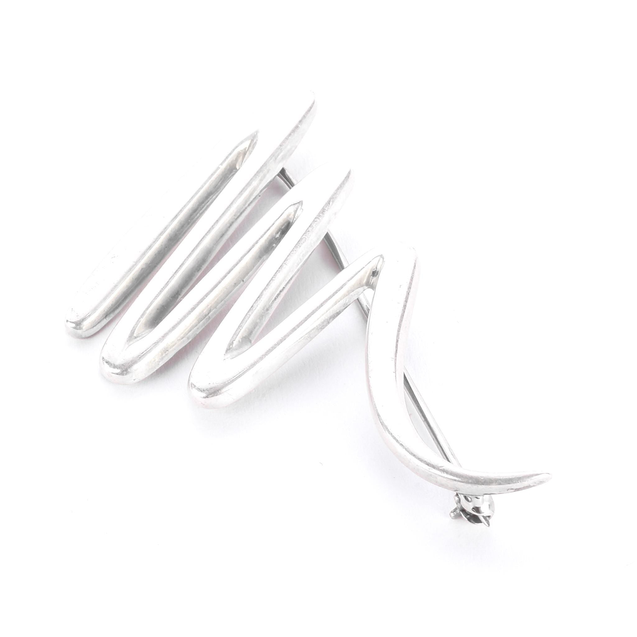 Tiffany & Co. Paloma Picasso Sterling Silver Squiggle Brooch