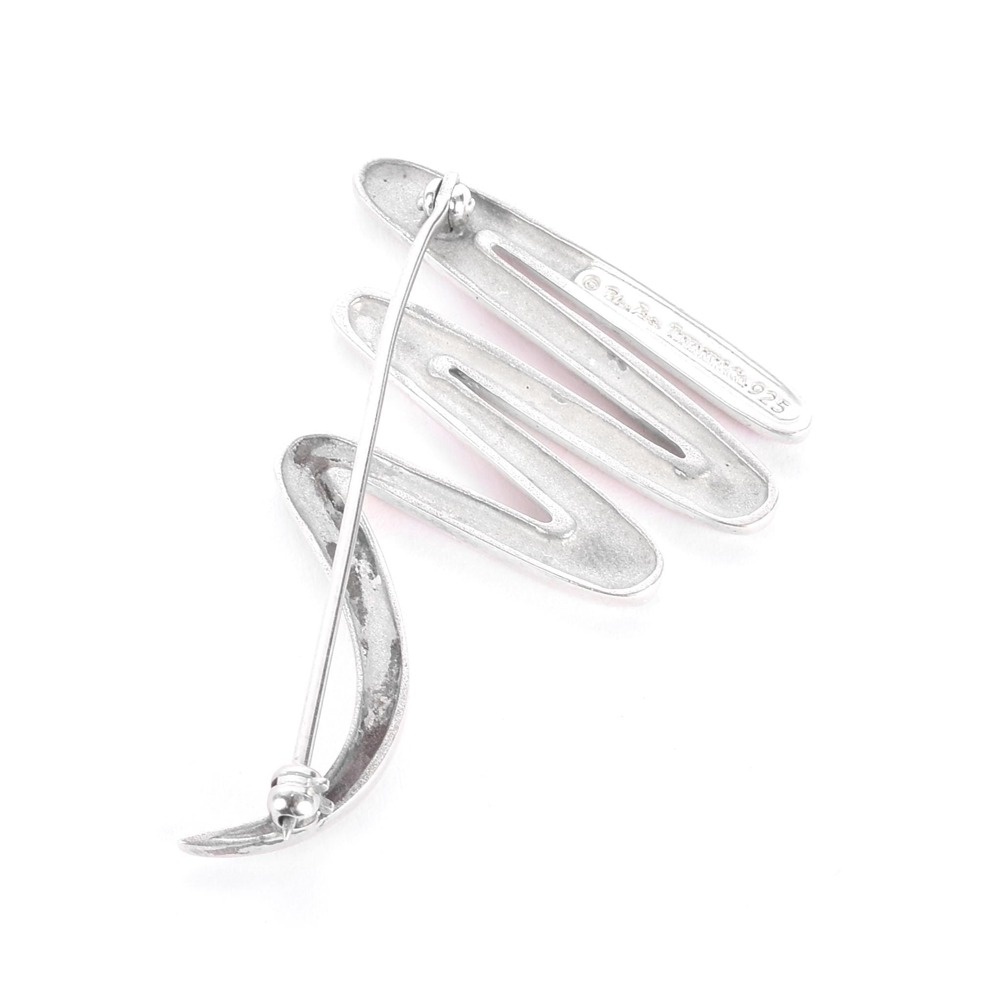 Tiffany & Co. Paloma Picasso Sterling Silver Squiggle Brooch