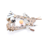 Thomas Mann Techno Romantic Heart Brooch