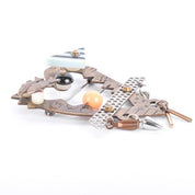 Thomas Mann Techno Romantic Heart Brooch