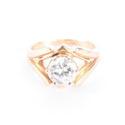 14K Gold Solitaire 1.08 CT Natural Diamond Engagement Ring