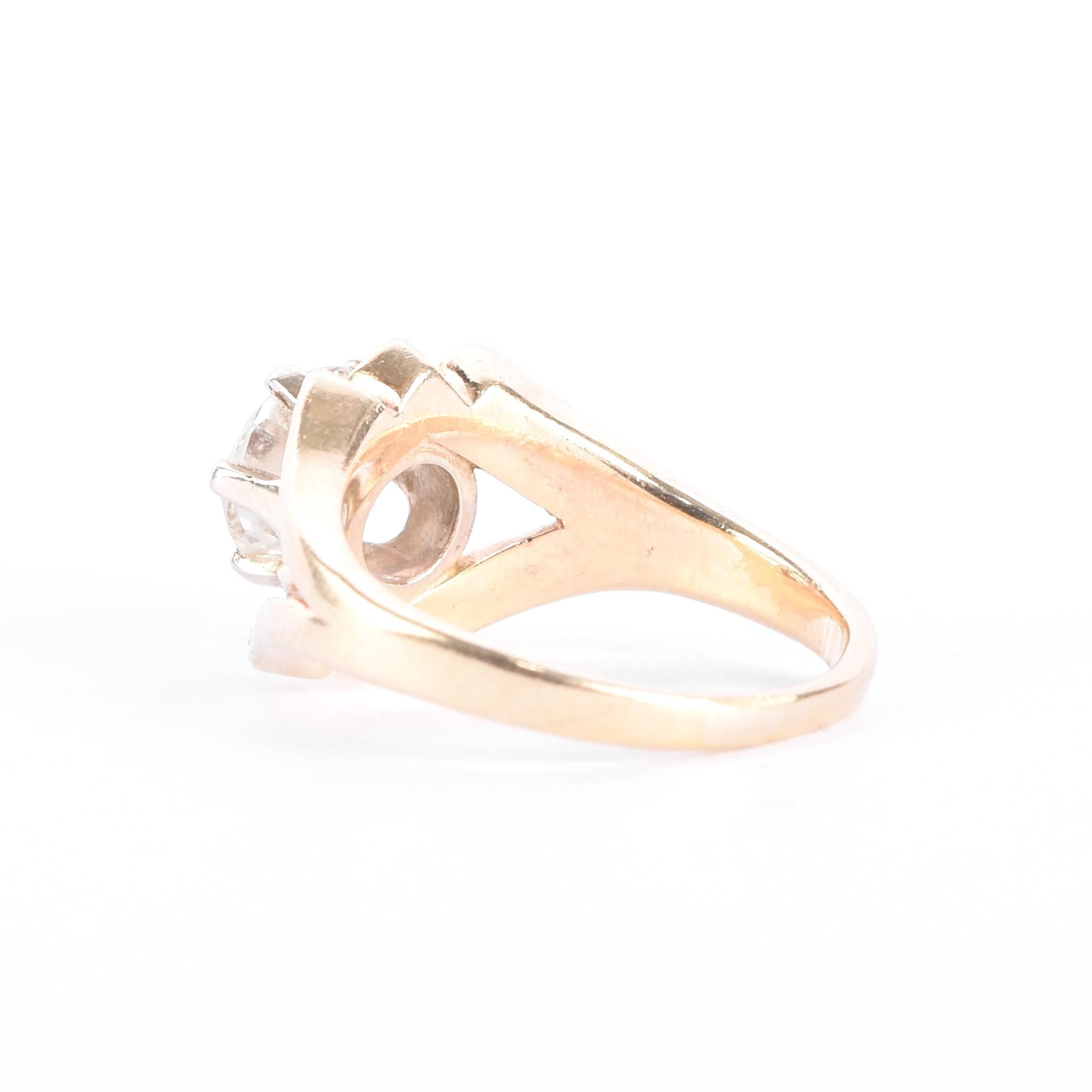 14K Gold Solitaire 1.08 CT Natural Diamond Engagement Ring