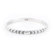 Sterling Silver Kalo Arts & Crafts Hand-Wrought Bangle Bracelet