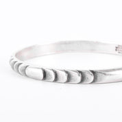 Sterling Silver Kalo Arts & Crafts Hand-Wrought Bangle Bracelet