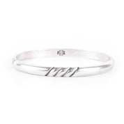 Sterling Silver Kalo Arts & Crafts Hand-Wrought Bangle Bracelet
