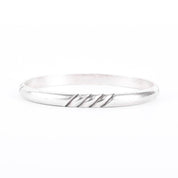 Sterling Silver Kalo Arts & Crafts Hand-Wrought Bangle Bracelet