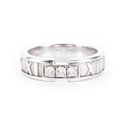 1995 Tiffany & Co. 18K Gold and Diamond Atlas Ring