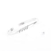 Sterling Silver Kalo Arts & Crafts Hand-Wrought Bangle Bracelet