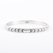 Sterling Silver Kalo Arts & Crafts Hand-Wrought Bangle Bracelet