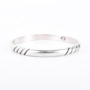 Sterling Silver Kalo Arts & Crafts Hand-Wrought Bangle Bracelet
