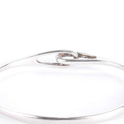 Sterling Silver Tiffany & Co. Infinity Interlocking Bangle Bracelet