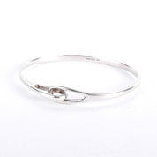 Sterling Silver Tiffany & Co. Infinity Interlocking Bangle Bracelet