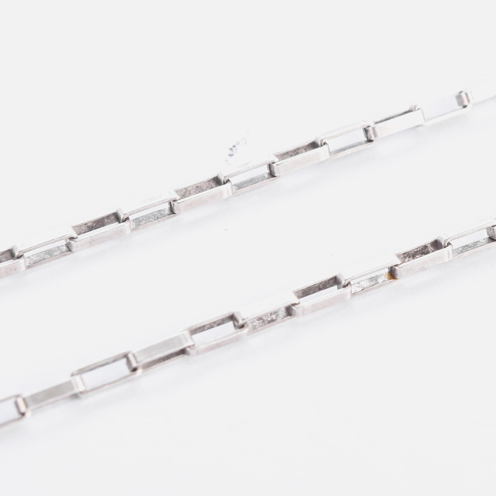 Sterling Silver & Bronze Thomas Mann Techno-Romantic Stitched Heart Collage Necklace