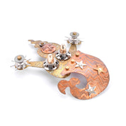 Beth Piver Copper & Brass Steampunk Genie Brooch