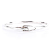 Sterling Silver Tiffany & Co. Infinity Interlocking Bangle Bracelet