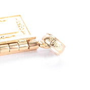14K Gold Holy Bible Lord's Prayer Pendant