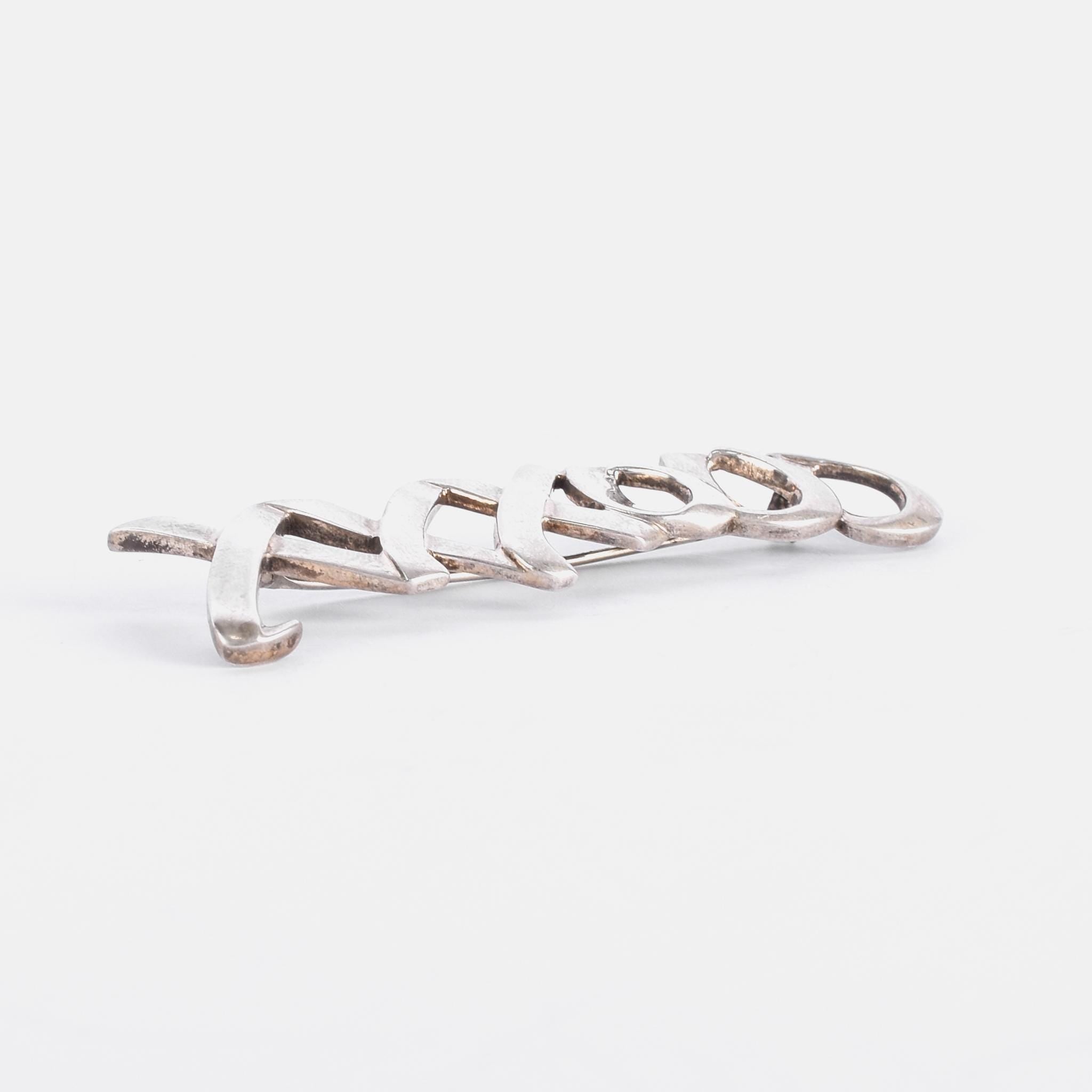 Sterling Silver Tiffany & Co. Paloma Picasso "Hugs and Kisses" XO Brooch