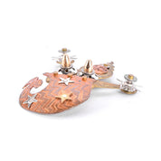 Beth Piver Copper & Brass Steampunk Genie Brooch