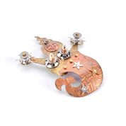 Beth Piver Copper & Brass Steampunk Genie Brooch