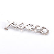 Sterling Silver Tiffany & Co. Paloma Picasso "Hugs and Kisses" XO Brooch