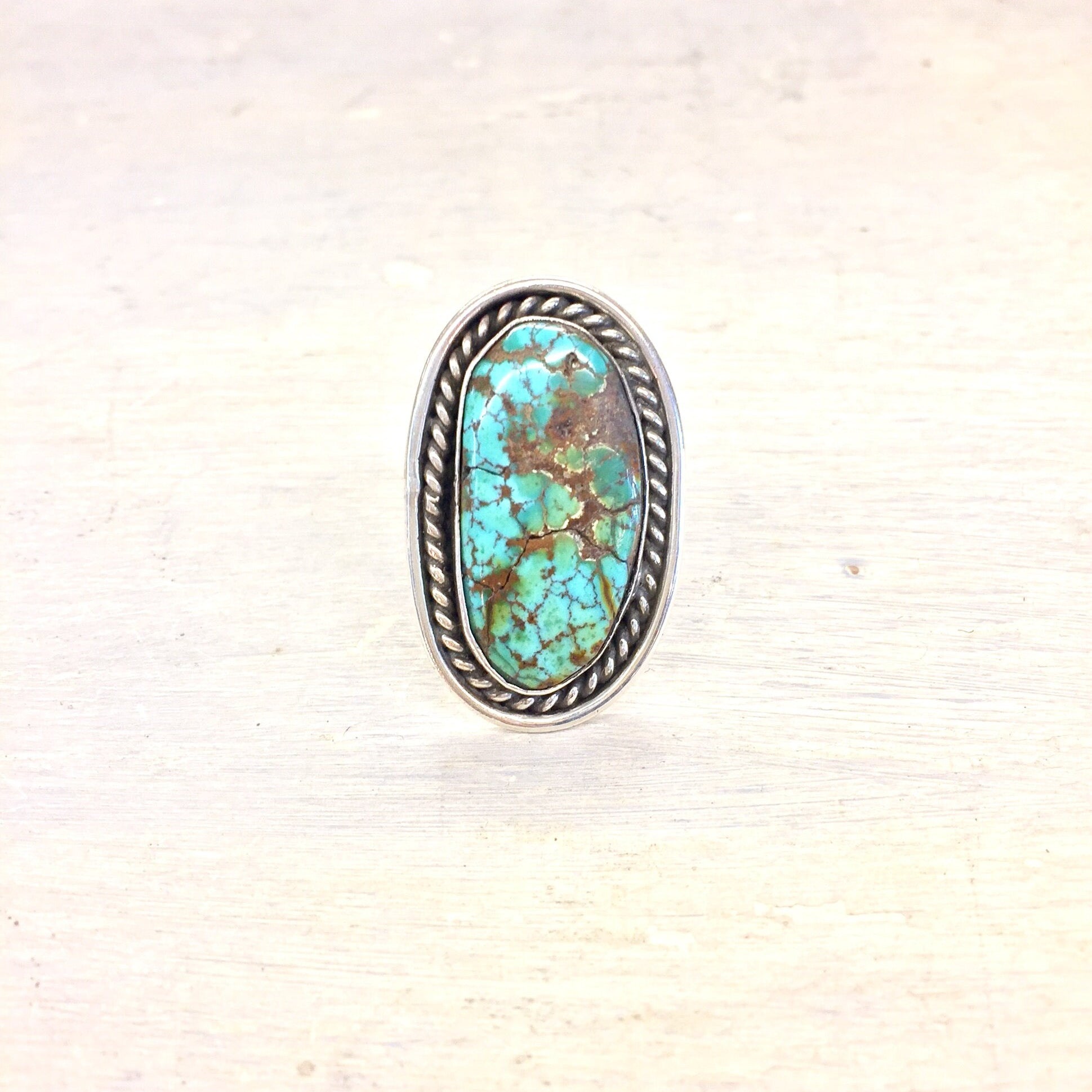 Vintage Turquoise Ring | Vintage Ring | Turquoise Stone | Statement Piece | Ring | Jewelry | Vintage Jewelry | Large Turquoise Ring