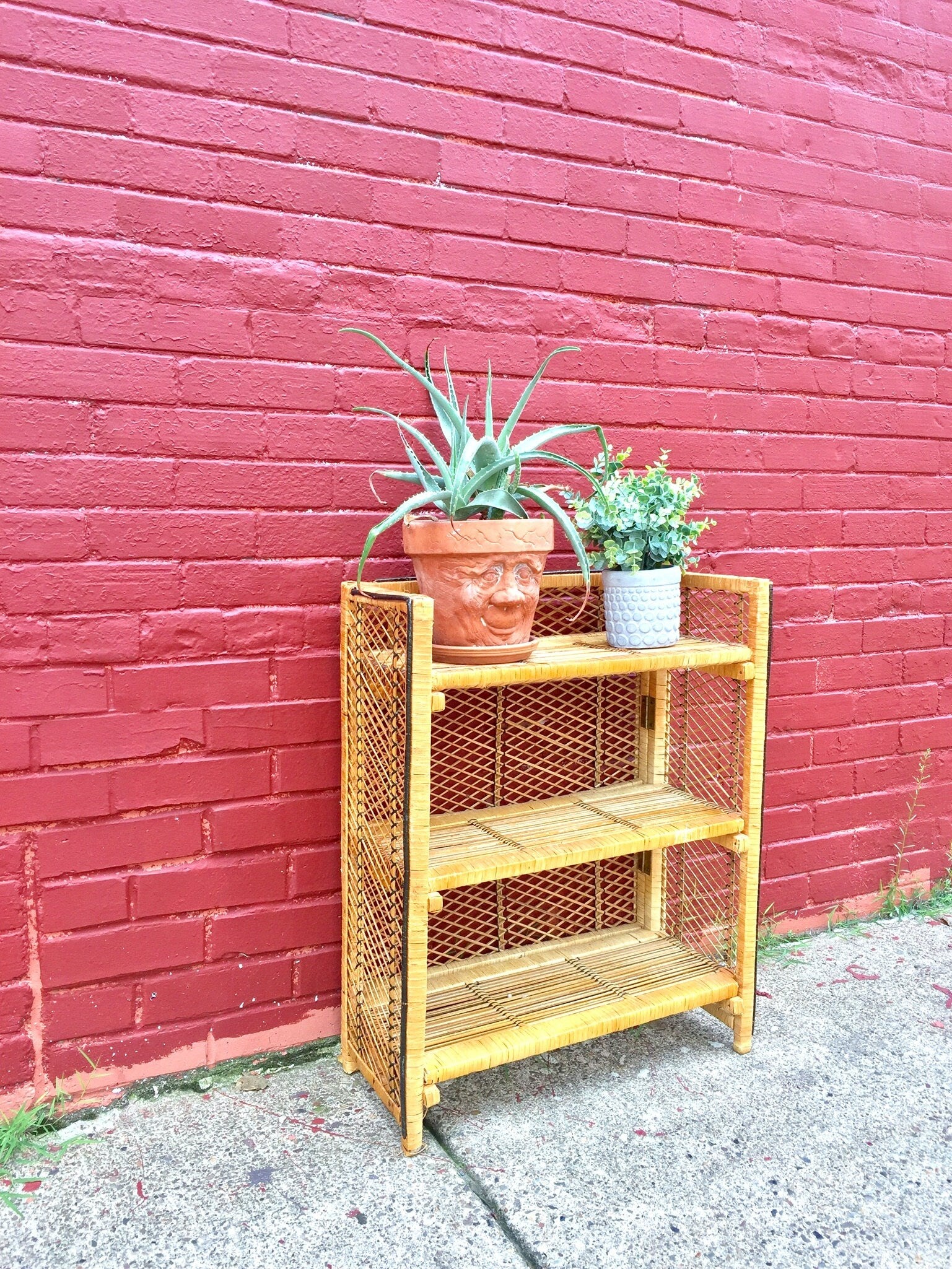 Wicker Furniture | Wicker Shelving | Wicker Storage Solution | Wicker Home Decor | Bohemian Home Decor | Boho Living | Home Decor | Woven