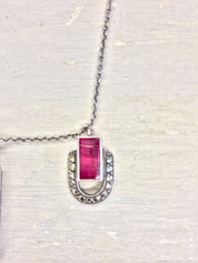 Sterling Silver Jewelry | Vintage Jewelry | Marcasite Jewelry | Antique Jewelry | Vintage Necklace | Marcasite Necklace | Ruby Necklace