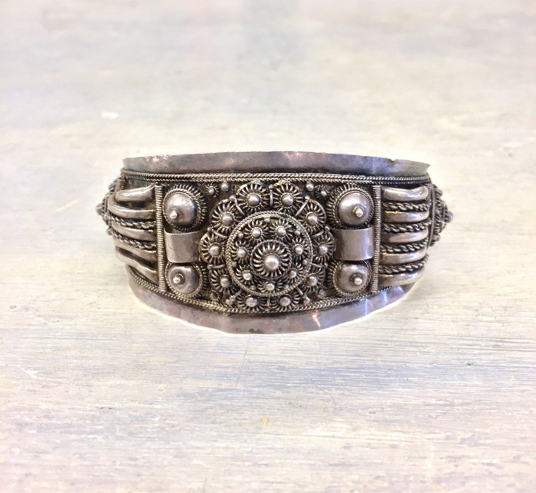 Sterling Jewelry | Sterling Silver | Cuff Bracelet | Vintage Bracelet | Vintage Cuff | Vintage Jewelry | Ornate Jewelry | 950 Silver | gift