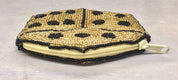 Hand Beaded | Beaded Purse | Beaded Coin Purse | Dice | Gold Beads | Coin Purse | Purse | Change Purse | Beaded Wallet | gift for her | gift
