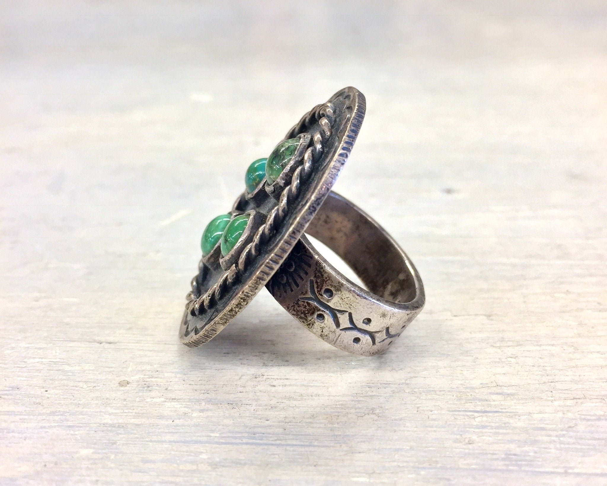 Sterling Jewelry | Turquoise Jewelry | Turquoise Ring | Vintage Turquoise | Vintage Ring | Vintage Jewelry | Sterling Silver | Silver Ring