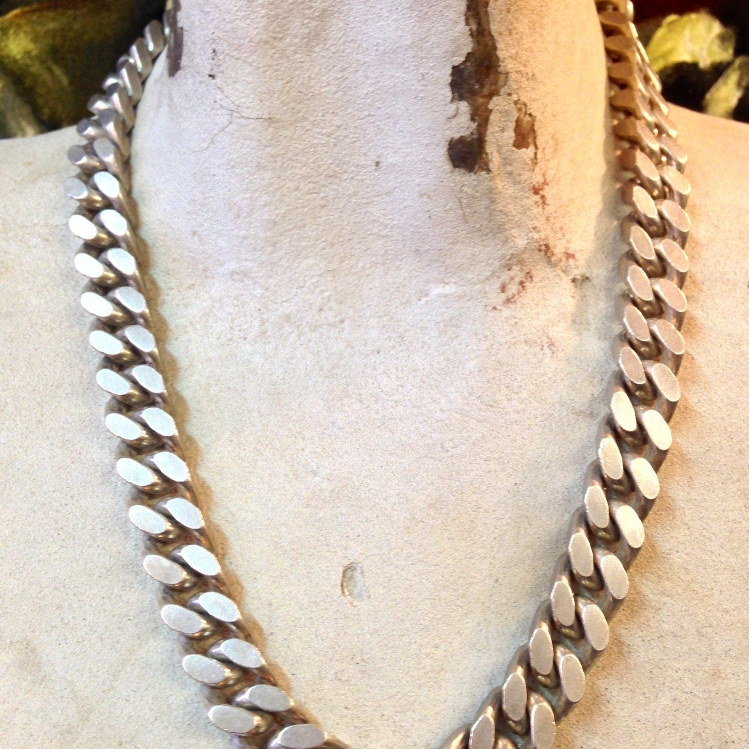 Vintage | Sterling | Silver | Chain | Thick Chain | Italy | Italian Silver | Vintage Sterling | Vintage Chain | Vintage Necklace | for him