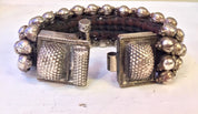 Vintage Bracelet, Sterling Silver, Beaded Bracelet, Silver Beads, Threaded Bracelet, Large Bracelet, Vintage Jewelry, Asian Jewelry, Chunky